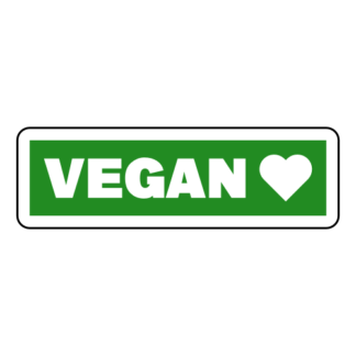 Vegan Sticker (Green)